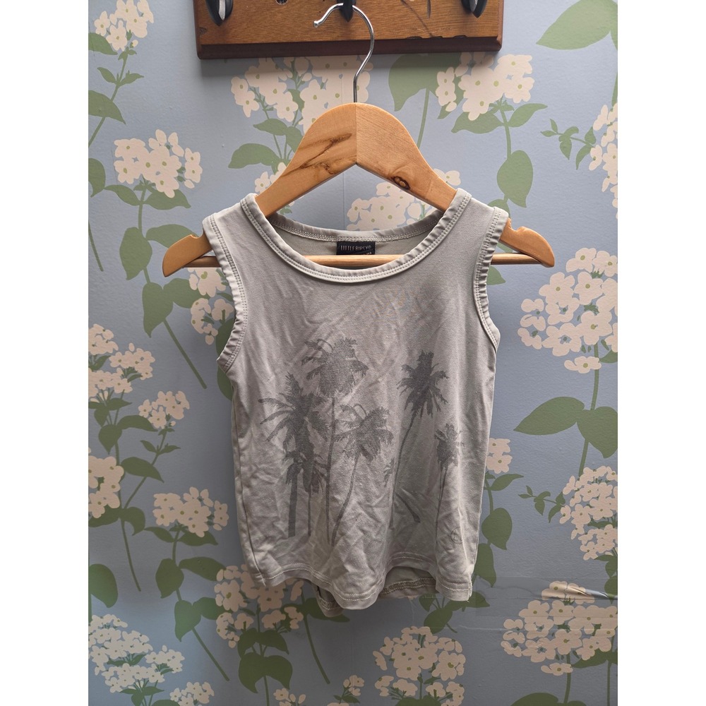 Little Bipsy Collection Kids Palm Tree Graphic Tank Top Sage Green 18-24M